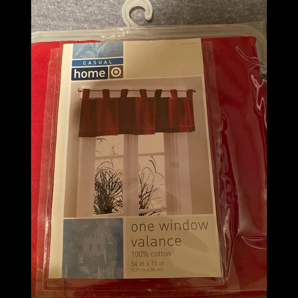5 for $25 Casual One Valance Cotton